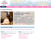 Tablet Screenshot of las-vegas-weddings.co.uk